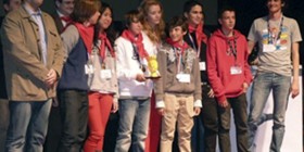 The MIT prize-winning team at the end of the tournament