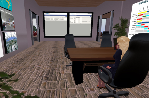 A business environment in Second Life