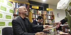 Luis Sanz durante la presentación de 'Una callada sombra' en Luces