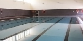 The pool where MIT School students practice