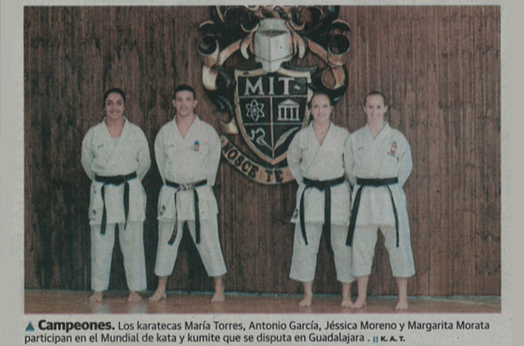 Los karatekas de MIT School aparecen en Diario SUR Los karatekas de MIT School aparecen en Diario SUR