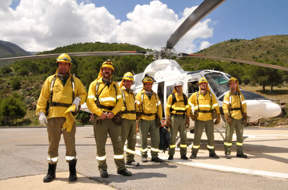 brigada forestal INFOCA