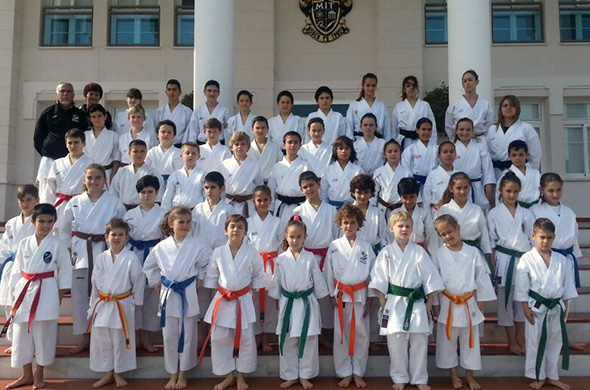 La Selección Andaluza de karate categoriá Benjamín, Alevín, Infantil y Juvenil también entrena en MIT School
