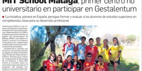 El programa Gestalentum, que llevamos a cabo en MIT School, aparece en el periódico Málaga Hoy