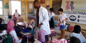 Una de las aulas a las que ha llegado la ayuda de la Expedición Morocco Adventure 2015