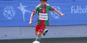 El alumno de MIT School Carlos Orozco durante un partido
