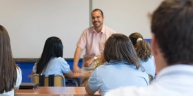 Clase de alemanán en MIT School Málaga