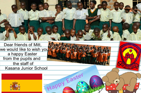 Detalle de la postal que nos envían desde el St. Joseph's School